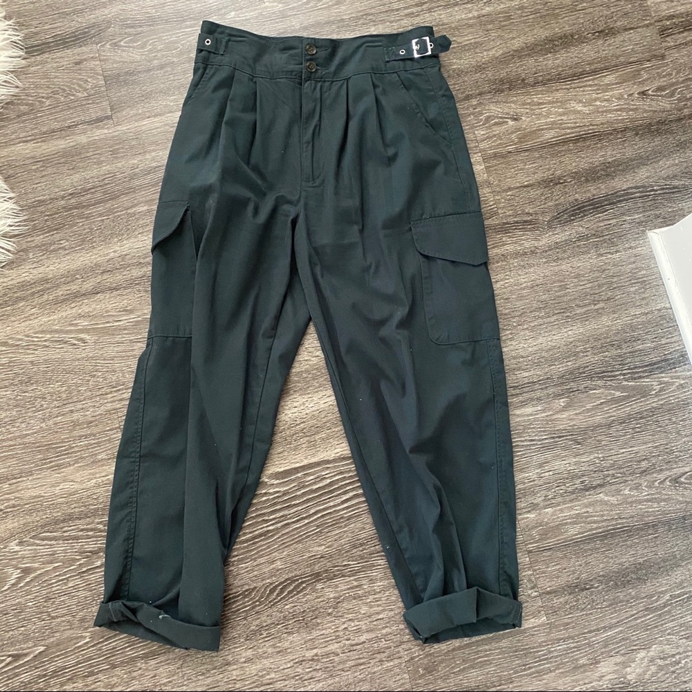 buckled cargo pants